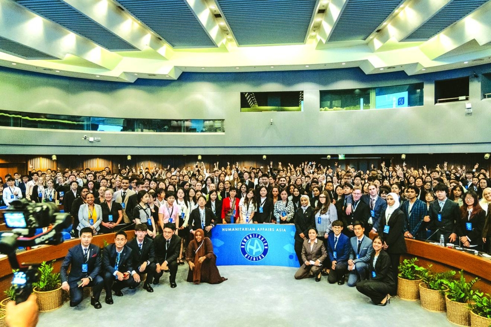 A group photo of the participants at the conference.