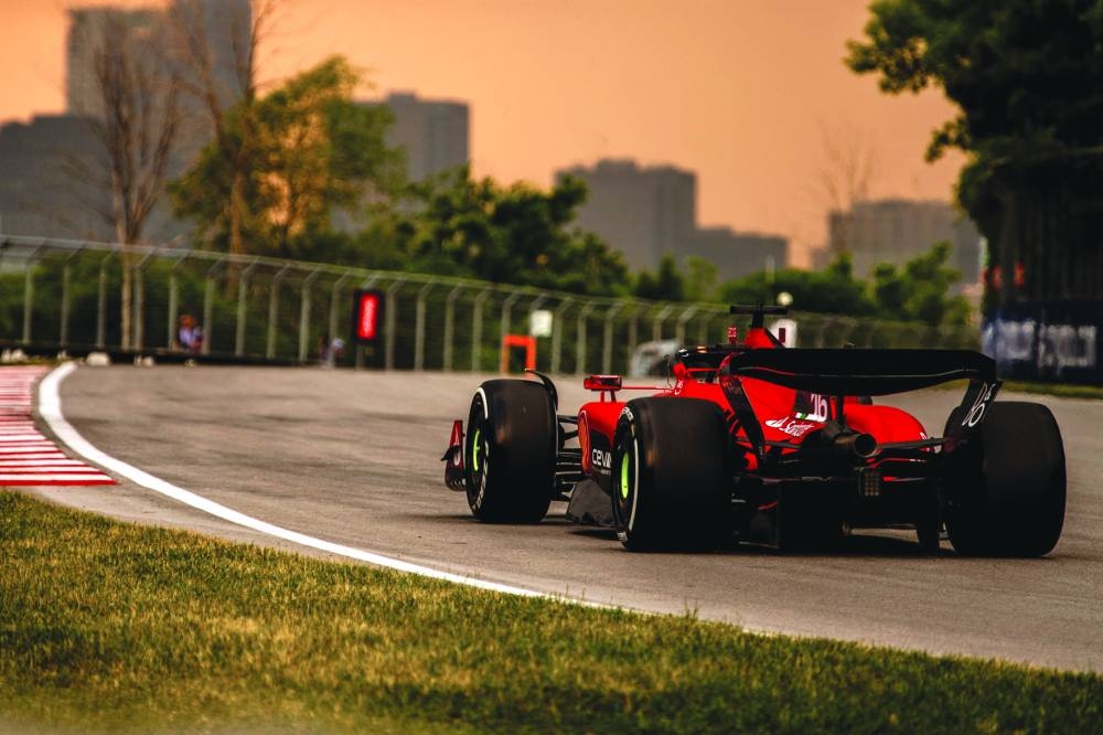 One of the two Ferrari drivers in action during the Azerbaijan Grand Prix held in April this year.