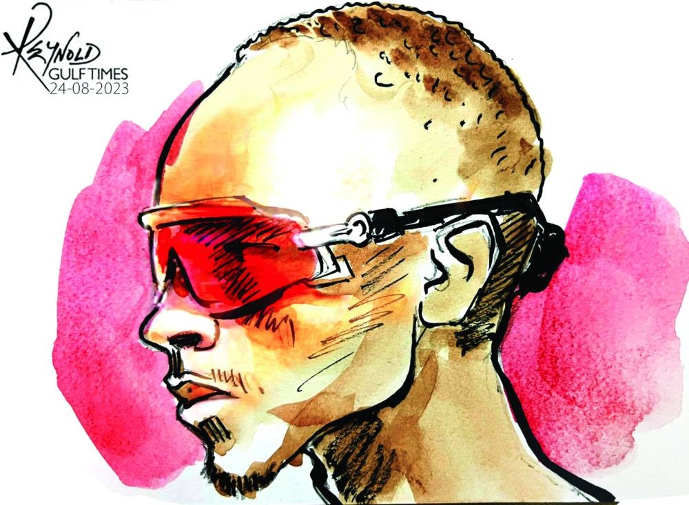 Mutaz Essa Barshim (©Illustration by Reynold/Gulf Times)