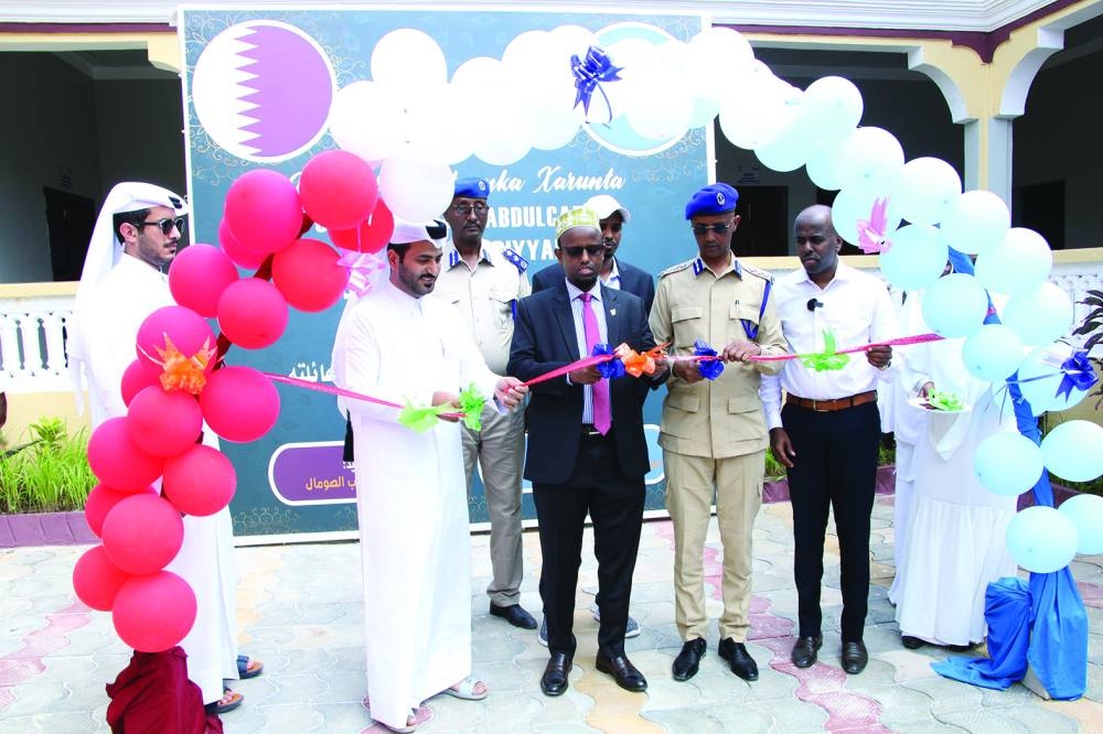 The opening of the health centre