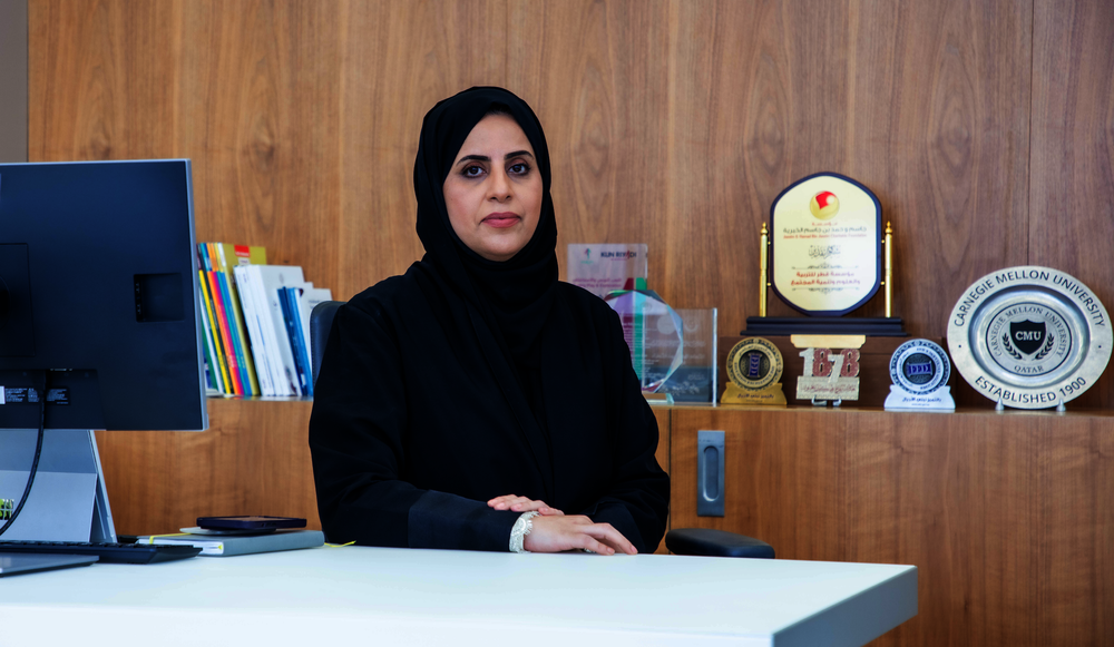 Abeer al-Khalifa, President of Pre-University Education (PUE) at Qatar Foundation (QF)