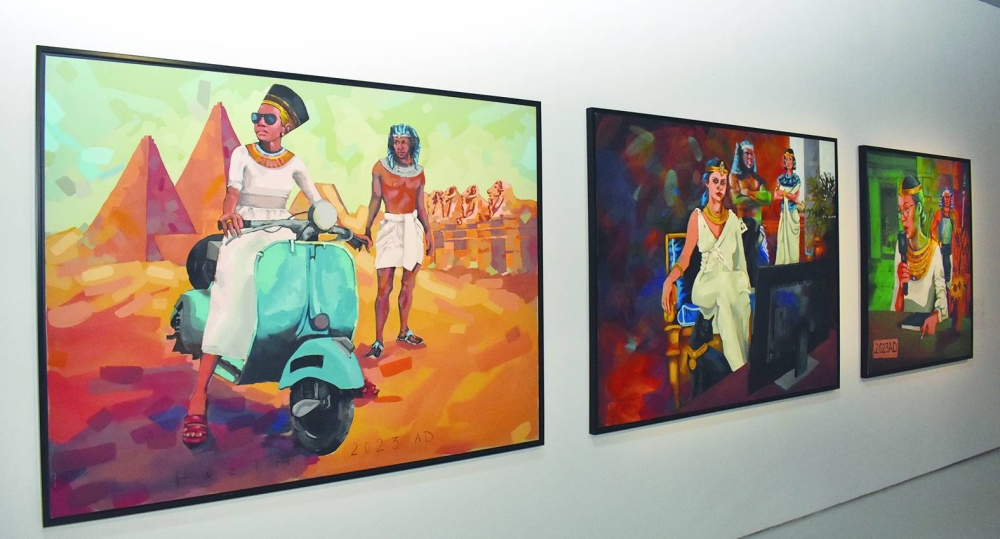 “The Present: The Future of the Past” exhibition, taking place at the Fire Station until December 16, showcases a diverse array of artworks by 31 accomplished alumni from QM’s AIR programme. PICTURE: Thajudheen