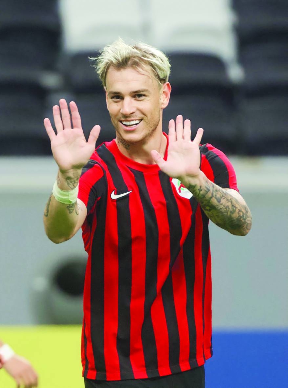 Roger Guedes scored a brace in Al Rayyan’s 4-3 win over Al Shamal at the Al Bayt Stadium on Saturday.