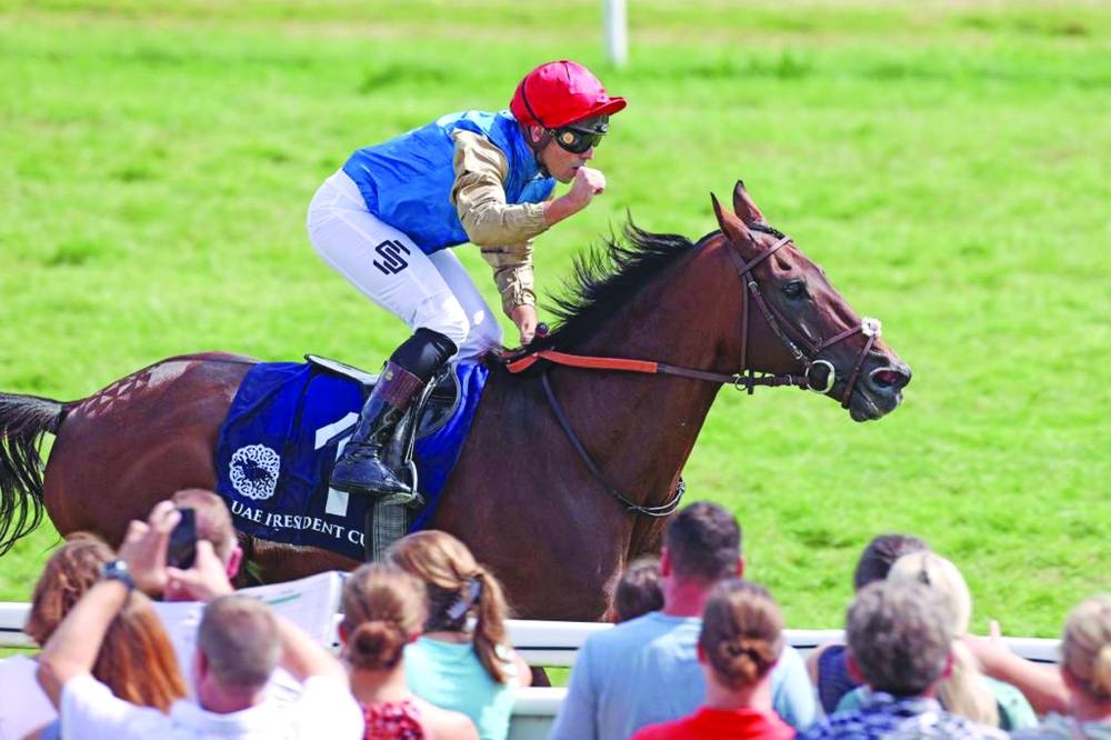 Soufiane Saadi guided Jabalah to UAE President Cup victory at Baden-Baden, Germany, on Sunday.