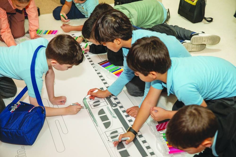 The school visits initiative, which is part of Qatar Rail's corporate social responsibility programme, provides an immersive experience to students and offers an insider's view into the Doha Metro network.