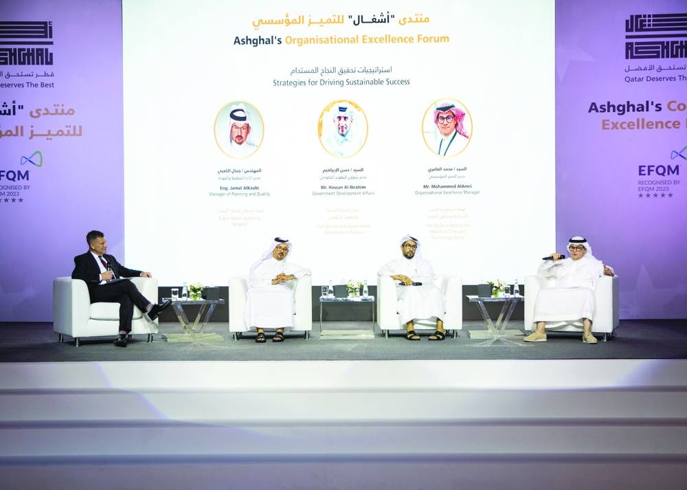 The panel discussion in progress (supplied picture).