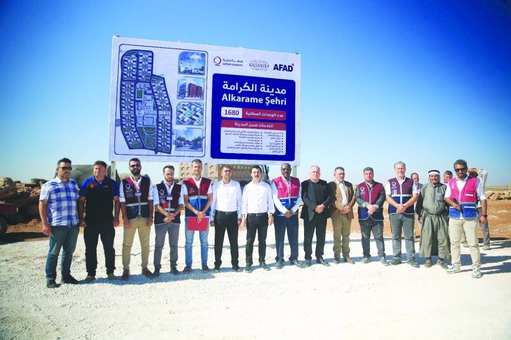 The city is expected to provide safe and model housing for approximately 8,500 internally displaced Syrians.