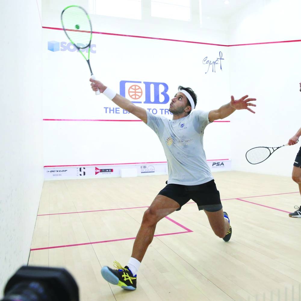 
Qatar’s Abdulla Mohamed al-Tamimi will face Lucas Serme of France today at 6pm in the first round of the QTerminals Qatar Classic.  