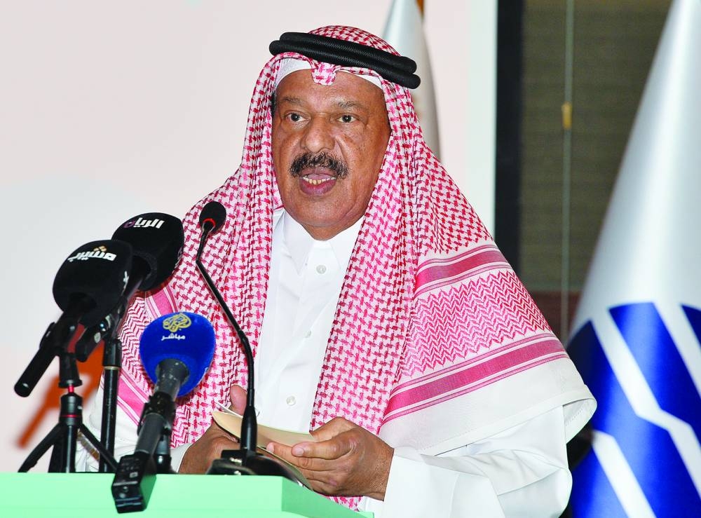 HE Bader al-Dafa, addressing the gathering.