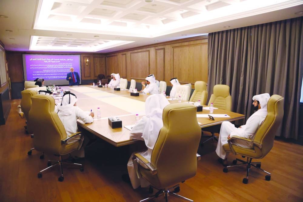 The training session in progress.