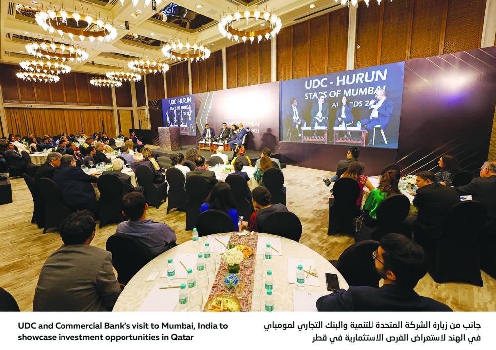 Senior officials from UDC actively engaged with promising Indian investors, wealth managers and promoters offering valuable insights into Qatar's investment climate, benefits, and returns, particularly in The Pearl and Gewan Islands.