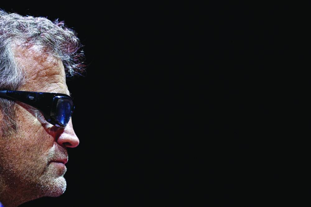 France’s head coach Fabien Galthie looks on as he attends a team announcement press conference at the Cite du Livre in Aix-en-Provence, southern France, before the match against Namibia at the Rugby World Cup. (AFP)