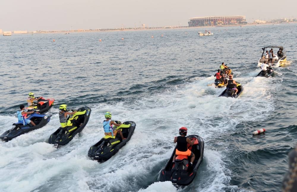 Snapshots from the Jetski Jumping Competition. PICTURES: Shaji Kayamkulam