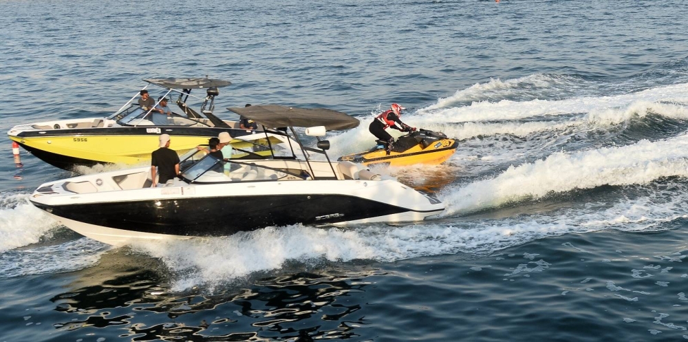 Snapshots from the Jetski Jumping Competition. PICTURES: Shaji Kayamkulam