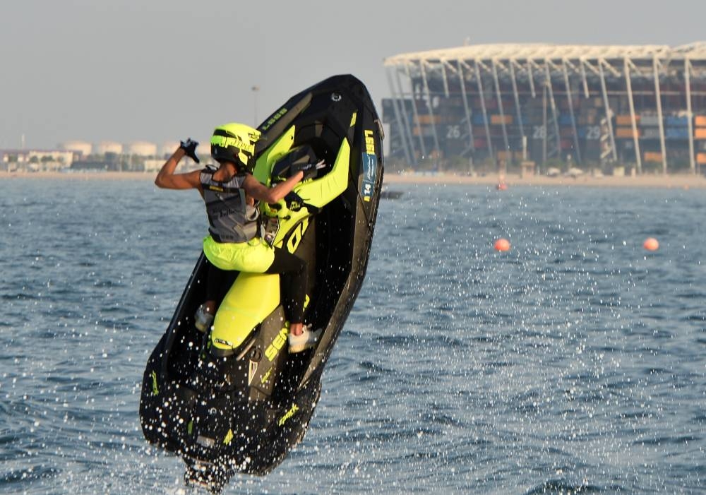 Snapshots from the Jetski Jumping Competition. PICTURES: Shaji Kayamkulam