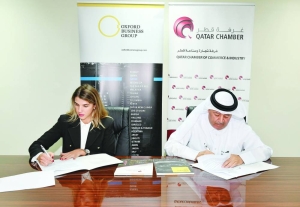 Qatar Chamber, Oxford Business Group forge strategic partnership for 'The Report: Qatar 2023' - Vimarsana News
