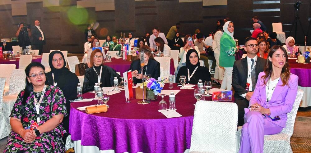 A view of the audience.