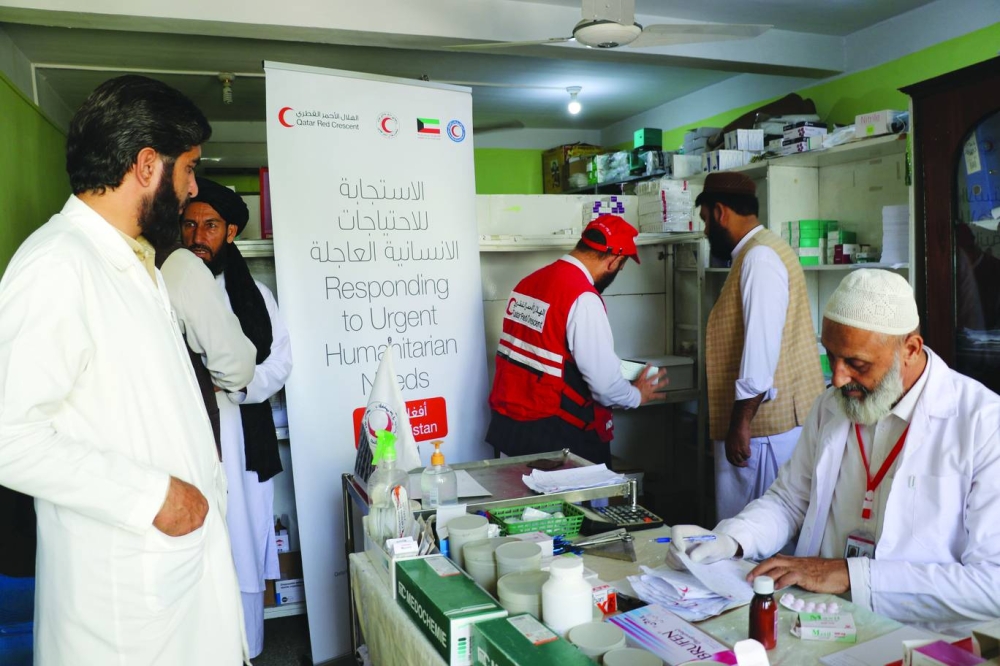 Medicines and other medical supplies were provided for primary health care centres and mental health hospitals.