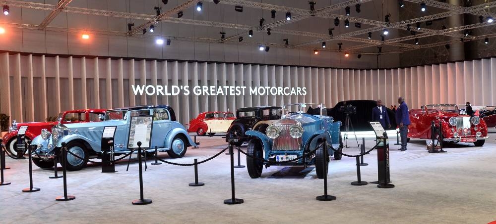 A captivating display of 'World's Greatest Motorcars' at GIMS Qatar 2023. PICTURE: Shaji Kayamkulam