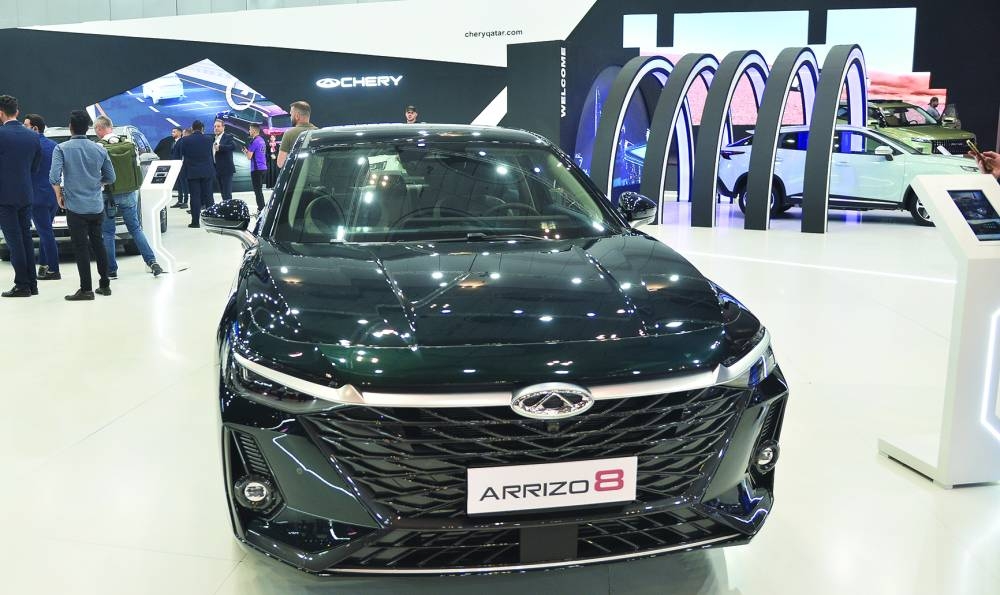 Chery Automobile showcased five of its flagship models at GIMS Qatar 2023 Friday. PICTURES: Shaji Kayamkulam.