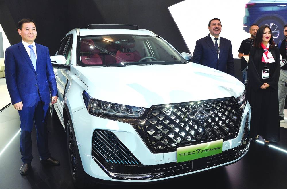 Chery Automobile showcased five of its flagship models at GIMS Qatar 2023 Friday. PICTURES: Shaji Kayamkulam.