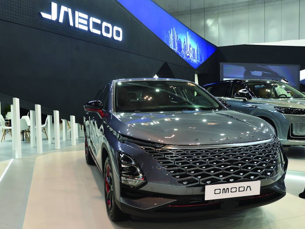 Chery Automobile showcased five of its flagship models at GIMS Qatar 2023 Friday. PICTURES: Shaji Kayamkulam.