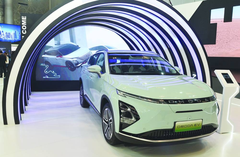 Chery Automobile showcased five of its flagship models at GIMS Qatar 2023 Friday. PICTURES: Shaji Kayamkulam.