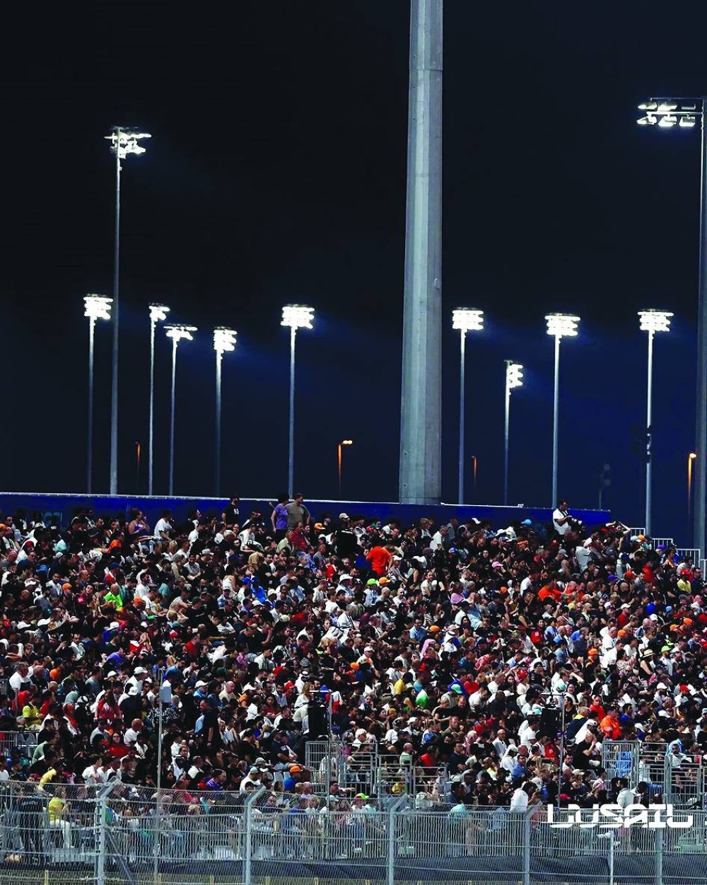 
The fan zone at the Lusail International Circuit was a hive of activity, blending cultural and entertainment options suitable for all age groups. 