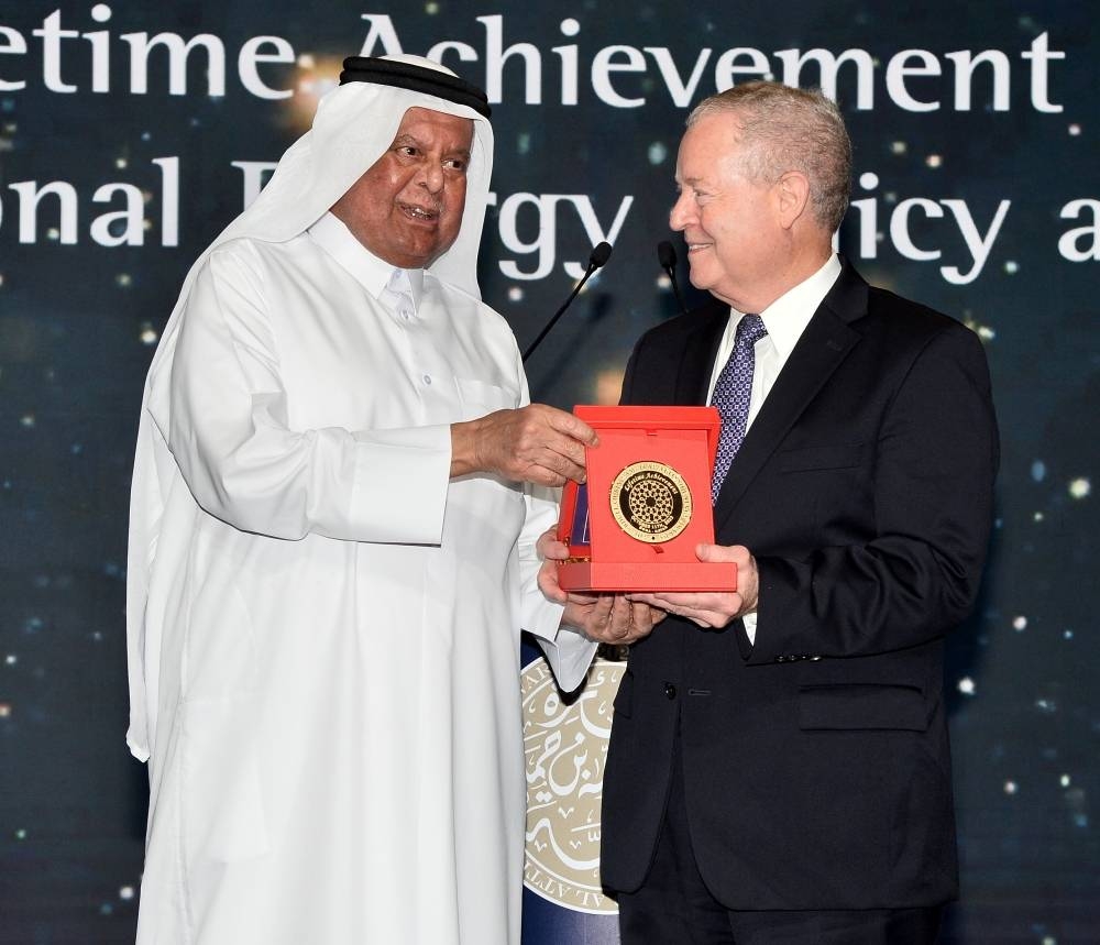 The Abdullah Bin Hamad Al-Attiyah International Energy Awards celebrates the legacy of HE Abdullah bin Hamad al-Attiyah, former Deputy Prime Minister and Minister of Energy, by honouring individuals for their lifetime achievements in the fields of work and policy and distinguished contributions to the global energy industry. The nominees are recognised for outstanding records of accomplishment in their sector over the span of their careers, acknowledging individuals who have made an exceptional impact on the energy industry with distinct personal achievements for a consistent and prolonged periods. PICTURE: Shaji Kayamkulam