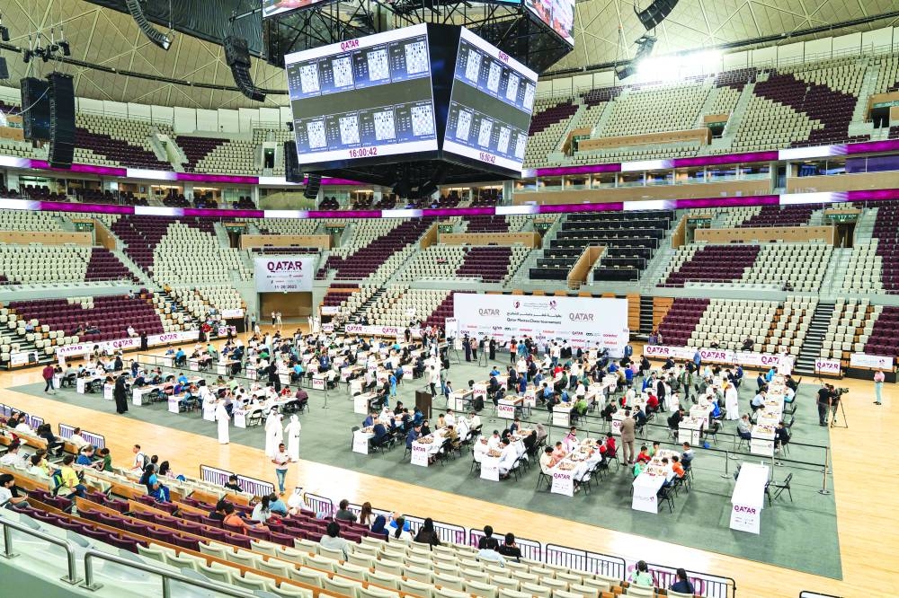 
The ten-day Qatar Masters championship will see 250 male and female players representing 42 countries, including 62 Grandmasters.
 