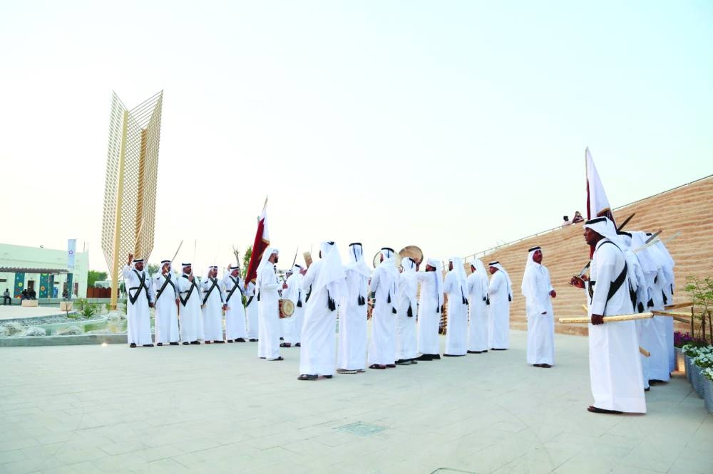 Snapshots of activities at Qatar's pavilion at the expo.