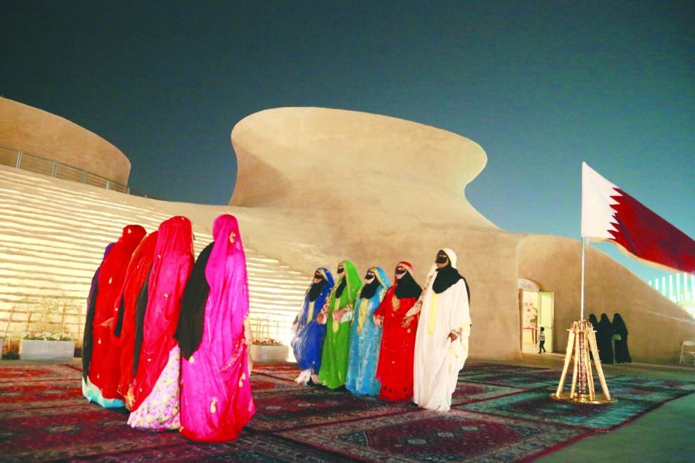 Snapshots of activities at Qatar's pavilion at the expo.