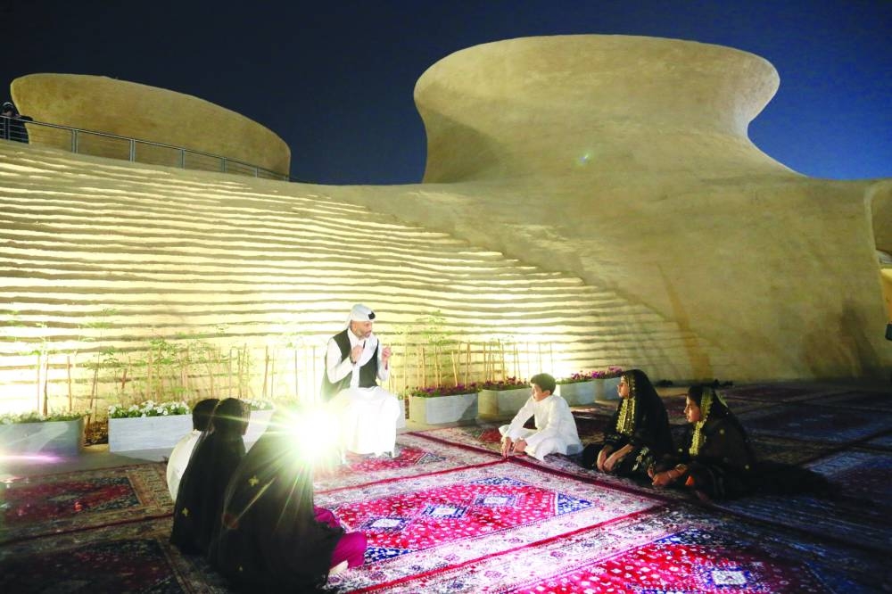 Snapshots of activities at Qatar's pavilion at the expo.