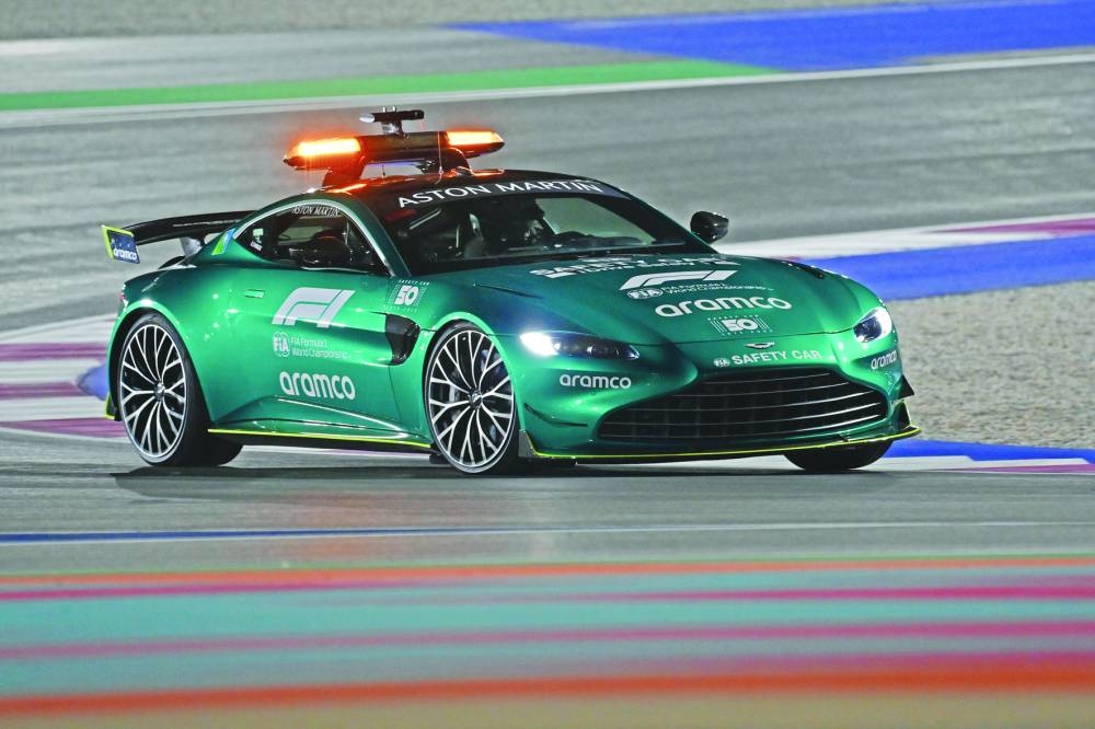 Aston Martin Vantage Safety Car.