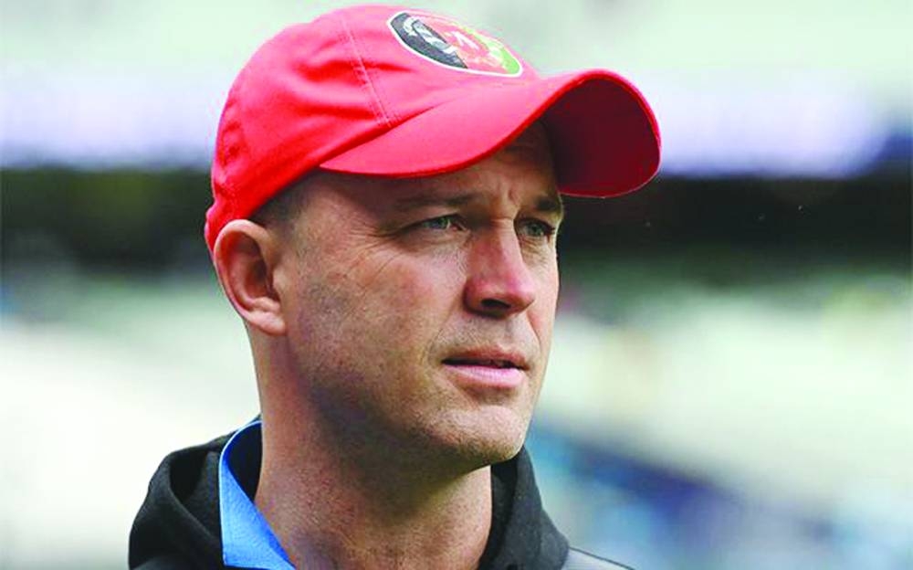 Afghanistan’s head coach Jonathan Trott.