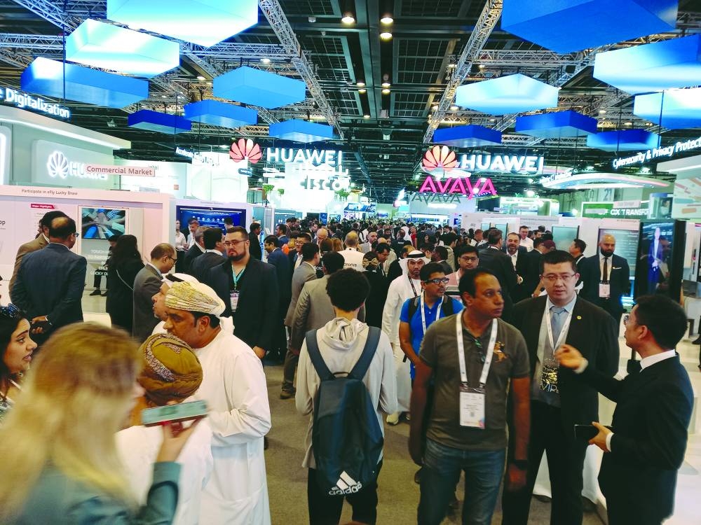 A view of the Huawei stand at Gitex Global 2023 in Dubai. PICTURE: Ayman Adly