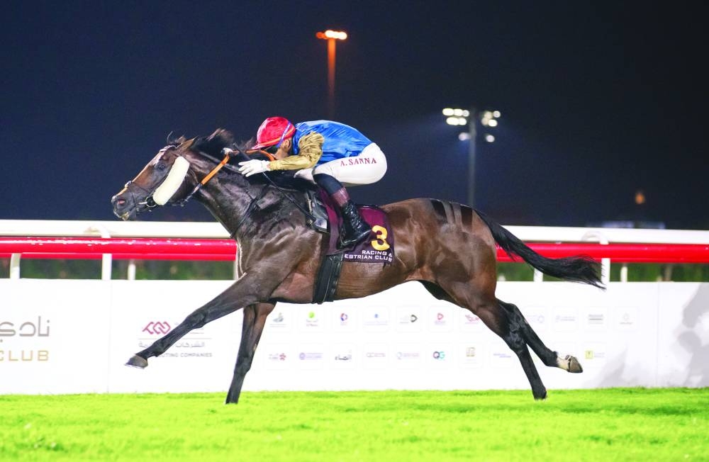 Alberto Sanna leads Equinoxe to Al Hamla Cup victory on Thursday. PICTURES: Juhaim