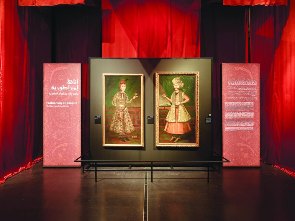 Glimpses from 'Fashioning an Empire: Textiles from Safavid Iran' exhibition at MIA's Sheikh Saoud Gallery, until April 20, 2024.