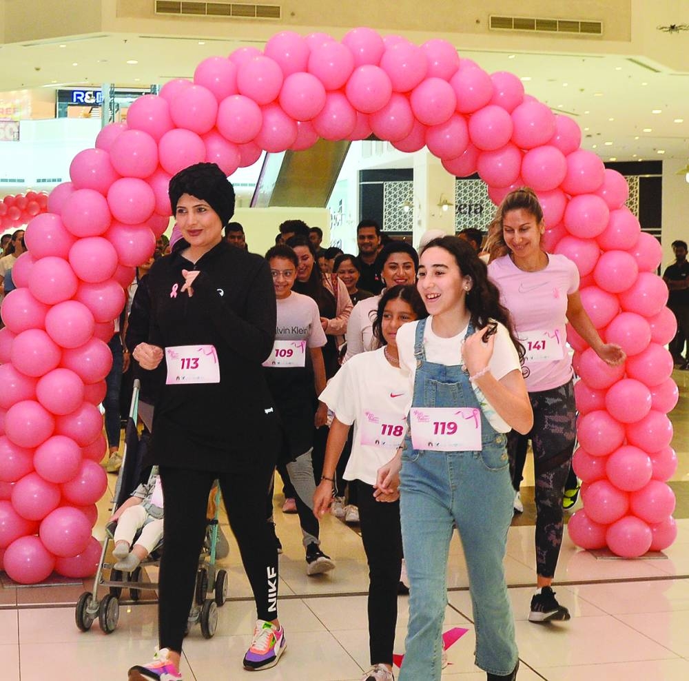 The 'Run for a Brighter Future' indoor marathon kicks off at Gulf Mall Friday. PICTURES: Shaji Kayamkulam