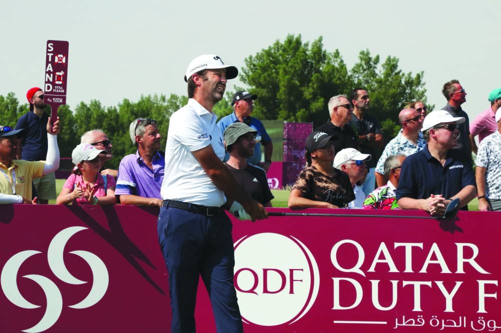
Leader Jorge Campillo of Spain will be bidding to win the Commercial Bank Qatar Masters for the second time in four years. 