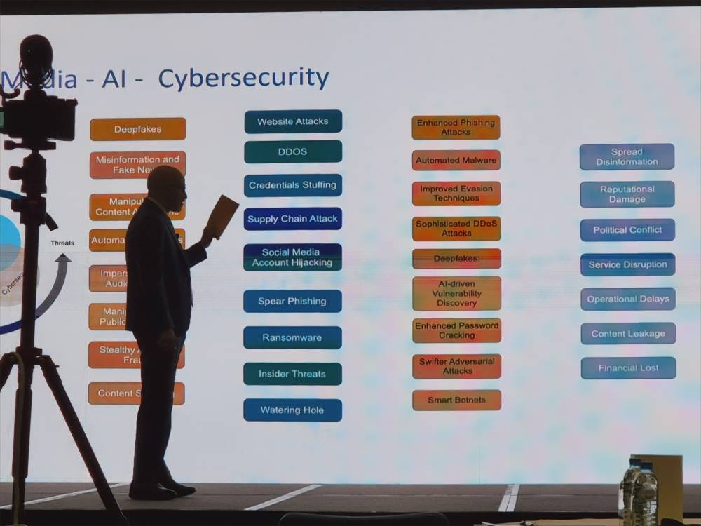 The workshop tackled cyber threats related to AI and their impact on the media sector. PICTURE: Joey Aguilar 