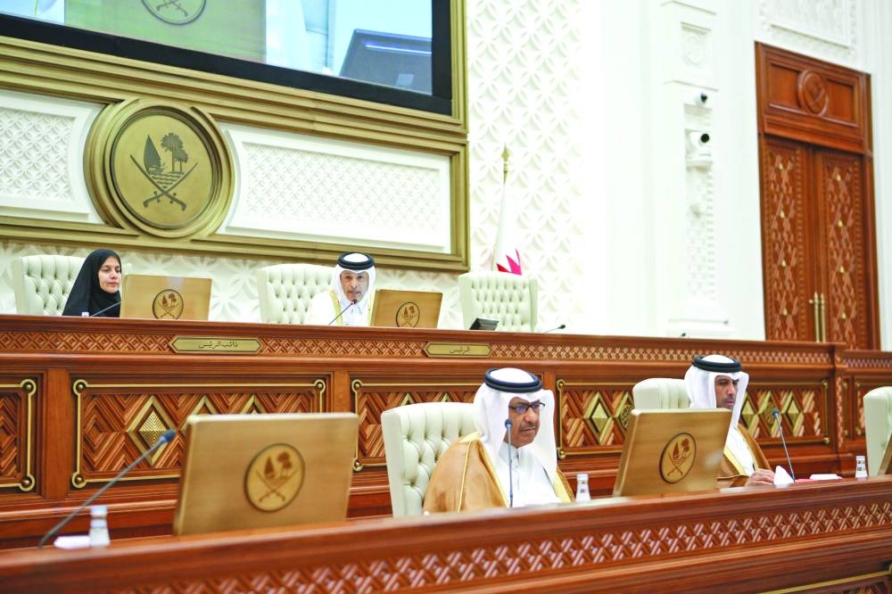 The Shura Council in session.