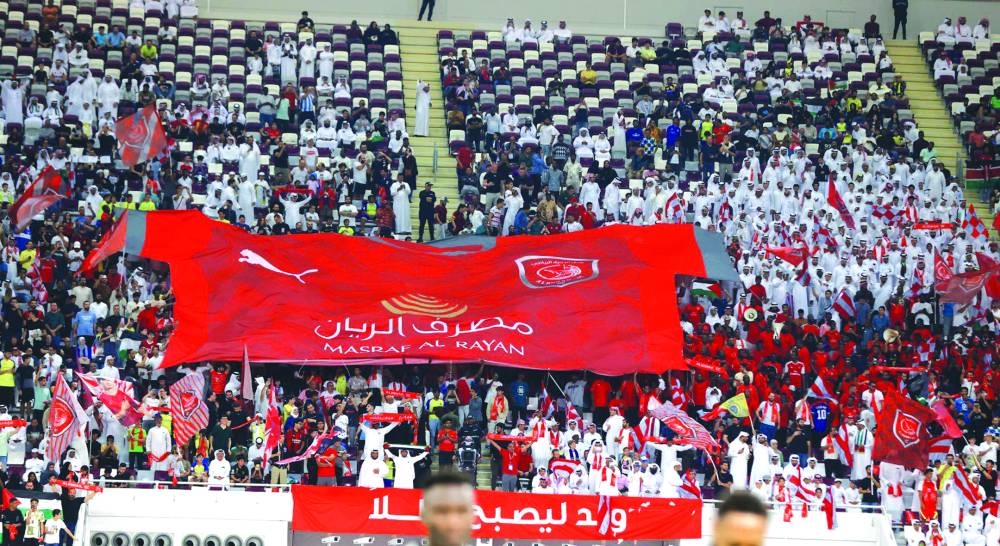 
A crowd of 36,528 attended the Al Duhail-Al Nassr match at the Khalifa International Stadium. 