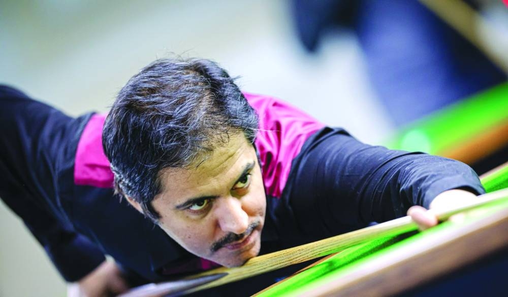 
Qatar cueist Ahmed Saif, who became the third national player to book a place in Round of 32 of 2023 IBSF World Snooker Championships in Doha. 