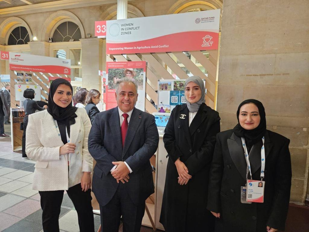 The delegation of the State of Qatar was headed by HE the Ambassador of the State of Qatar to the French Republic Sheikh Ali bin Jassim Al-Thani.