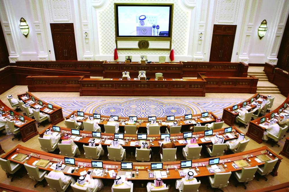 The Shura Council in session.