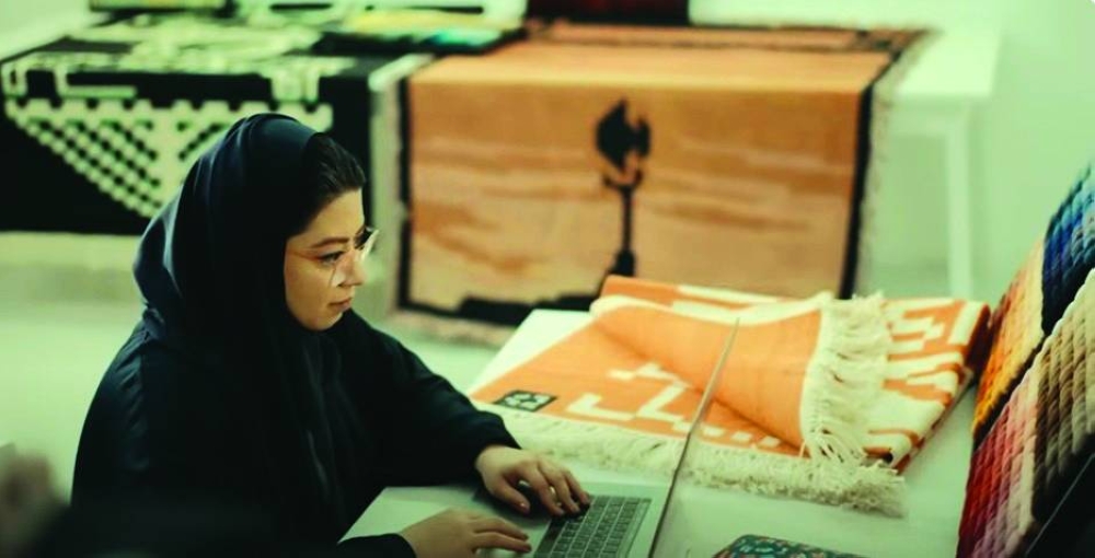 Al-Homaid shares her fondness for merging digital and physical mediums.