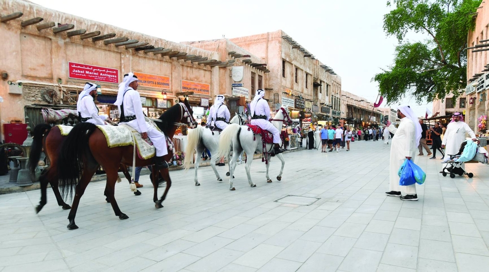 Souq Waqif is a popular tourist destination in Doha.