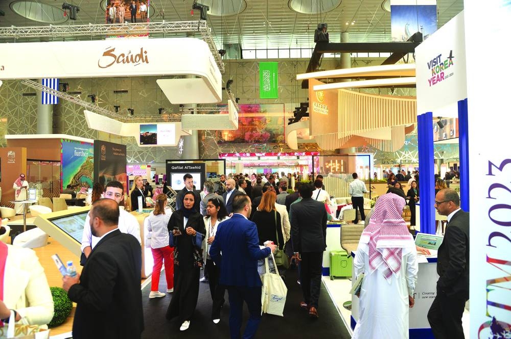 A view of the QTM 2023 venue Monday. PICTURE: Shaji Kayamkulam