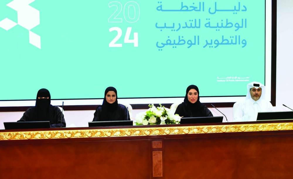 The Institute of Public Administration officials at the press conference.